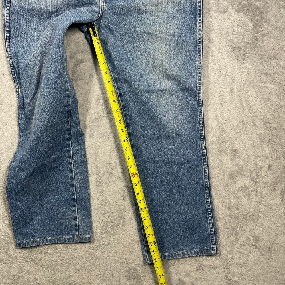 Wrangler George Strait Jeans Mens 35(34)x30(26) Blue Cowboy Cut Denim 936GSHD - Picture 5 of 9